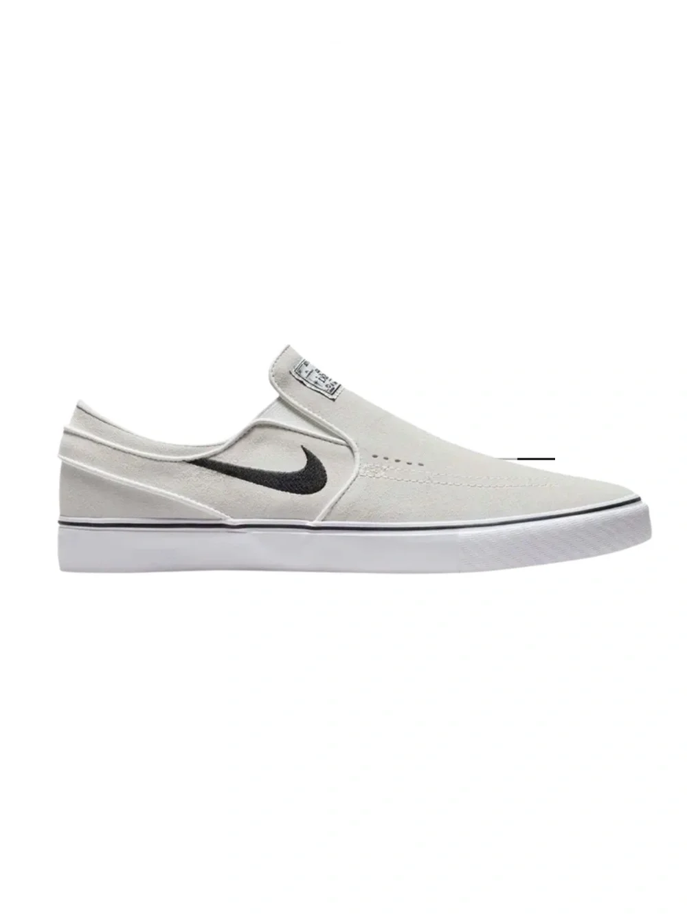 Nike Zoom Stefan Janoski Slip-On Skate Shoe - Summit White/Black